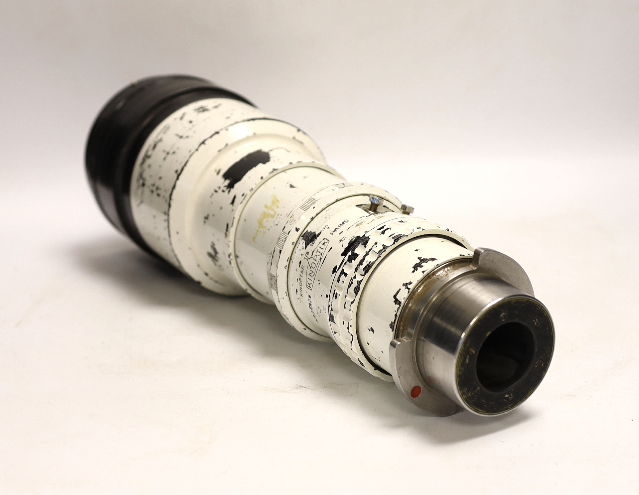 A Kinoptik Kinoptar 1000mm lens for a cine camera